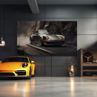 Obraz PORSCHE Auto Luksusowe Luxury Cars Orange