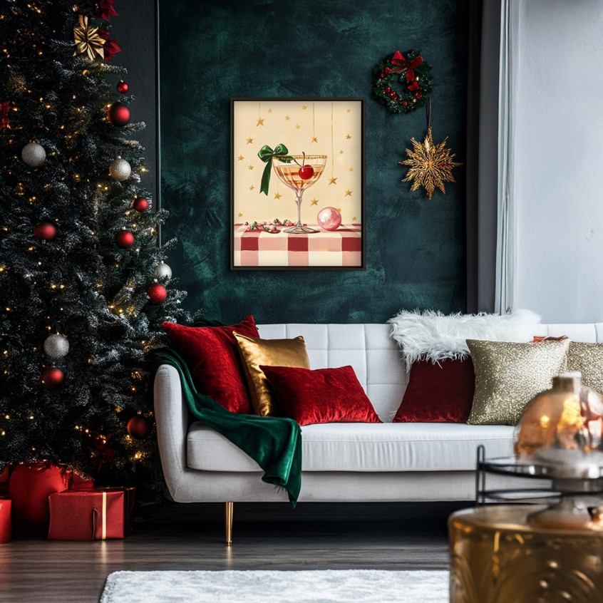 Obraz Świąteczny Drink Festive