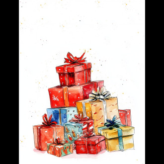 Obraz Prezenty Święta Christmas Gift