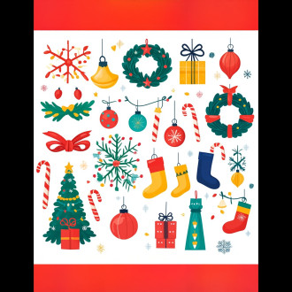 Obraz Świąteczne Dekoracje Christmas