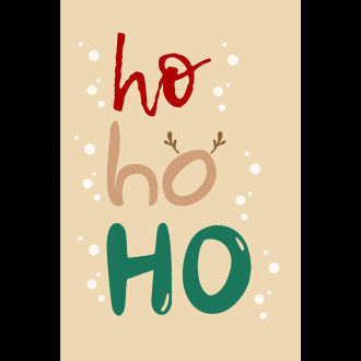 Obraz Święta Napis Ho Ho Ho